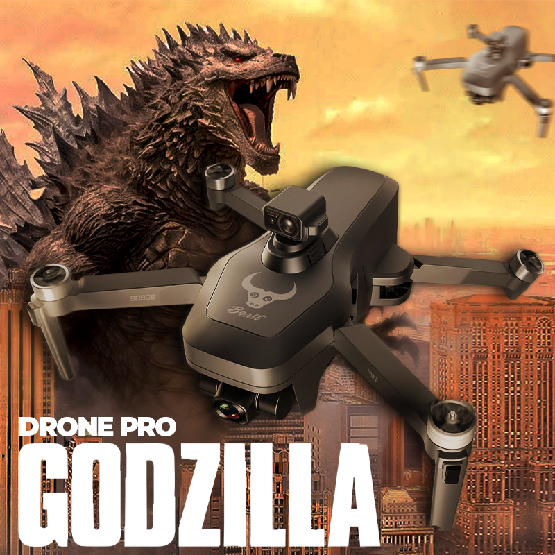 Drone Profissional Godzilla 4K Câmera HD, 5G, WiFi, GPS
