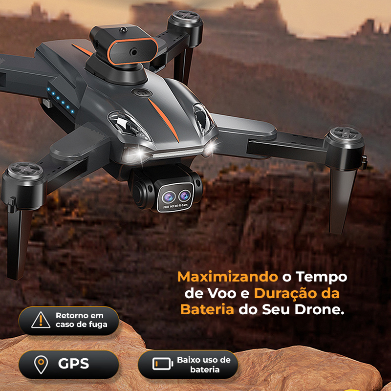 Drone Profissional com Câmera 8K Wifi GPS e Desvio de Obstáculo | DPorshe