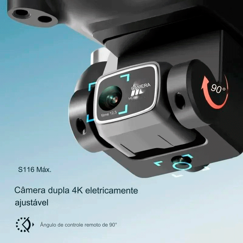 Drone Profissional Dual Câmera Inteligente 4K Ultra HD | Nasus