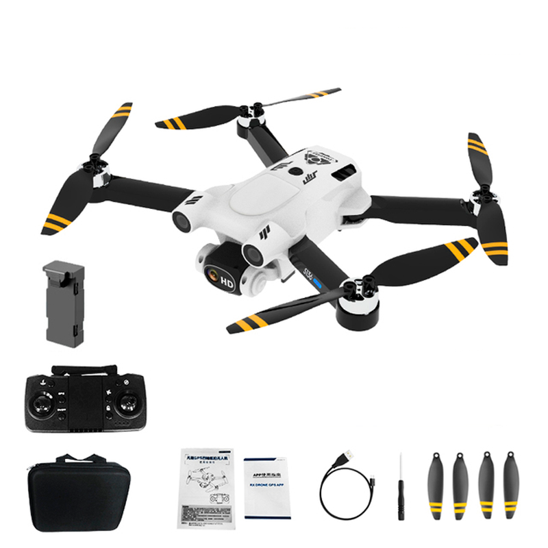 Drone T-Rex Pro Ultra Dual Câmera HD, Motor Brushless, 5G WiFi, 4K, GPS