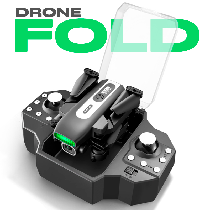 Drone Dobrável 1080P Full HD com Wifi Gps | FOLD