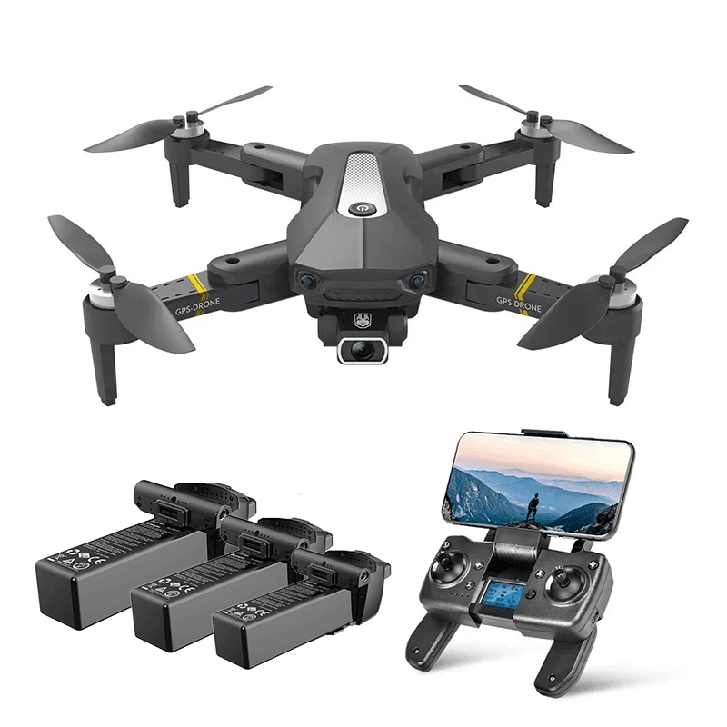 Drone HPro Dual Câmera 4K, 6K Full HD, 5G, 5000M, WiF, GPS